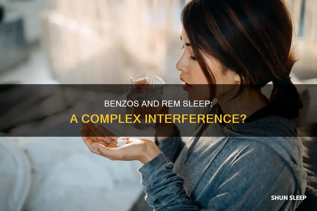 do benzos interfere with rem sleep