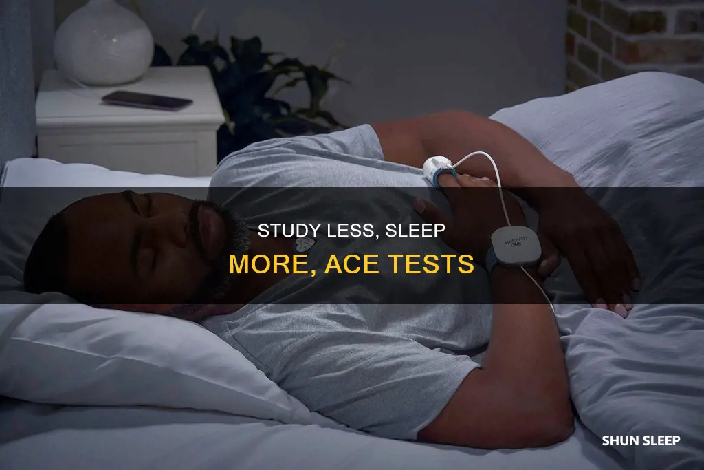 do better in tests with less sleep