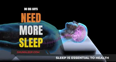Big Guys, Sleep Needs, and Health: What's the Link?