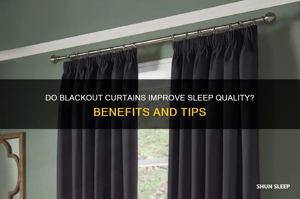 do blackout curtains help sleep