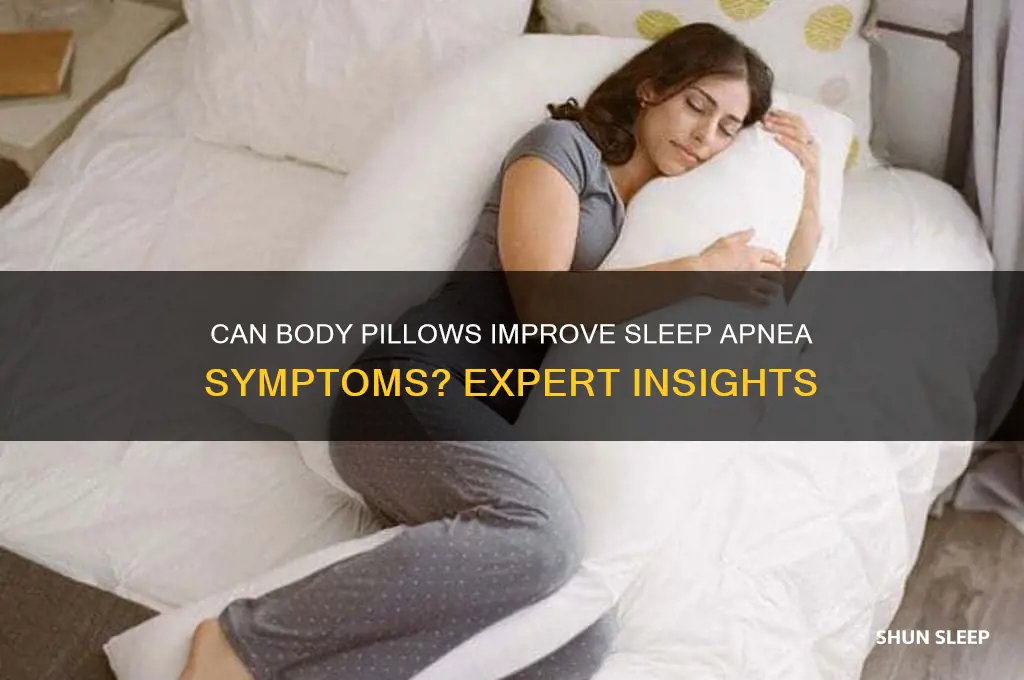 do body pillows help sleep apnea