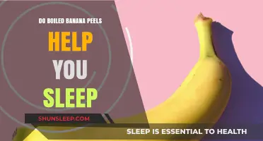 Boiled Banana Peels: A Natural Sleep Aid or Myth?