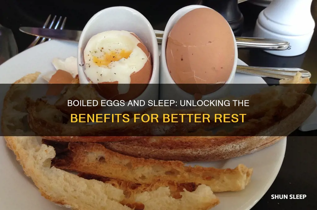 do boiled eggs help you sleep