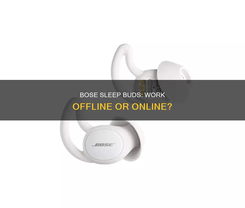 do bose sleep buds work offline