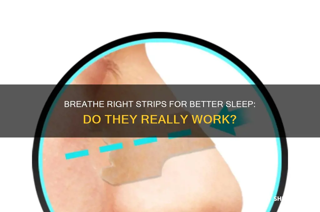 do breathe right strips help you sleep
