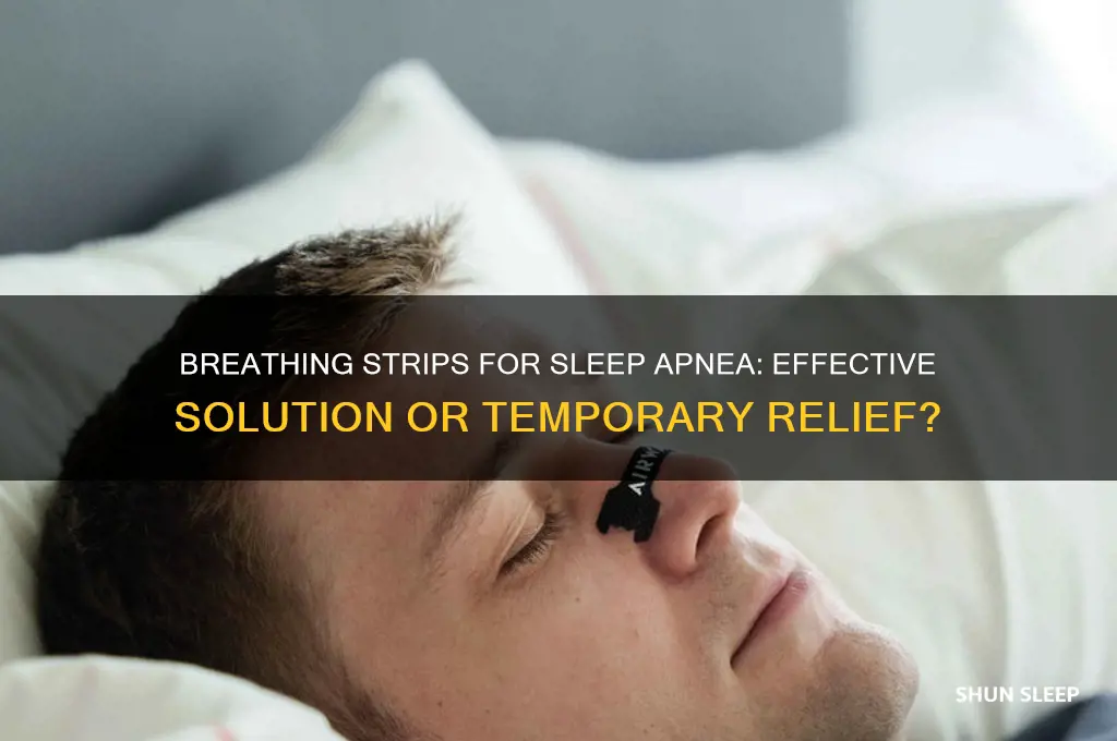 do breathing strips help with sleep apnea