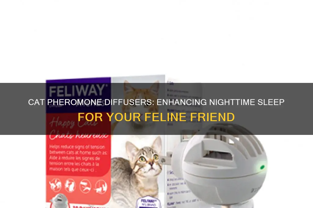do cat fermone diffusers help cats sleep at night