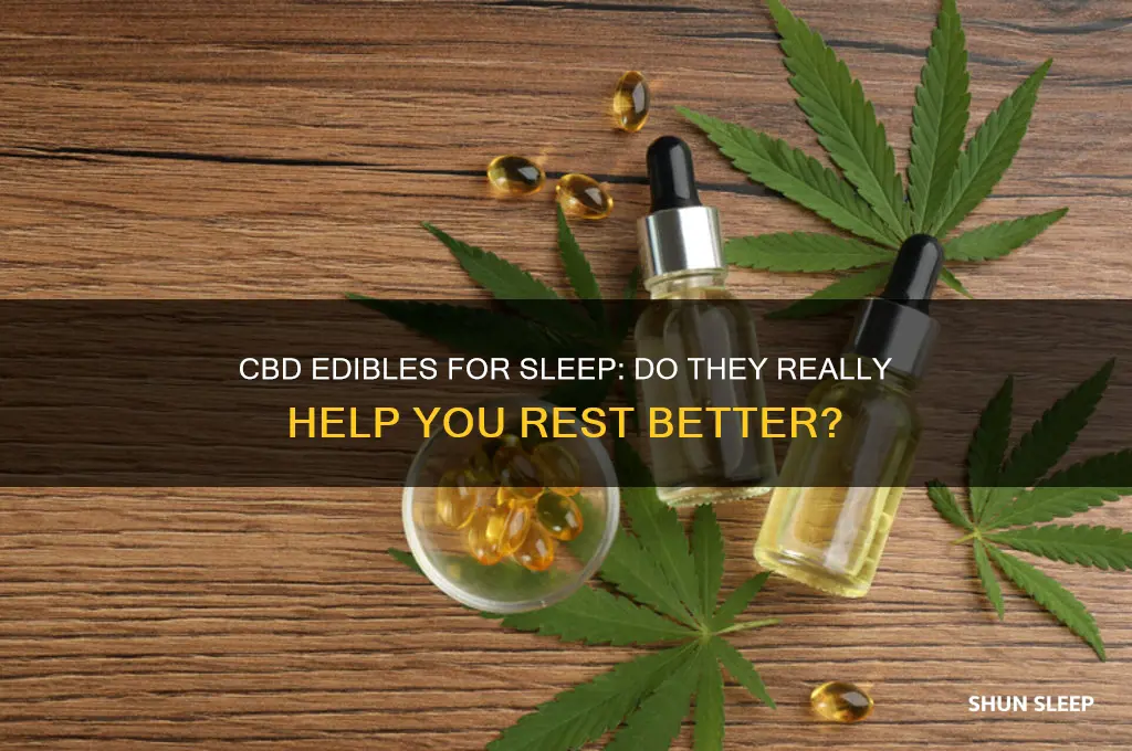 do cbd edibles help sleep