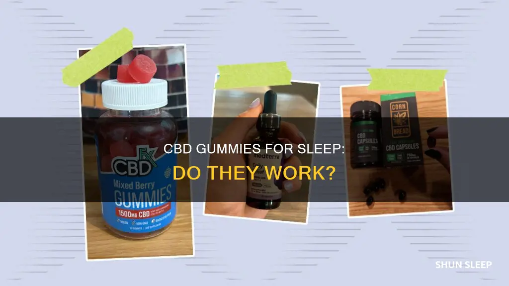 do cbd gummies for sleep work