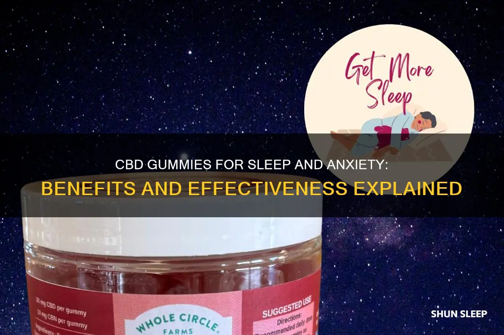 do cbd gummies help sleep and anxiety