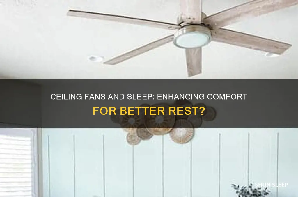do ceiling fans help you sleep