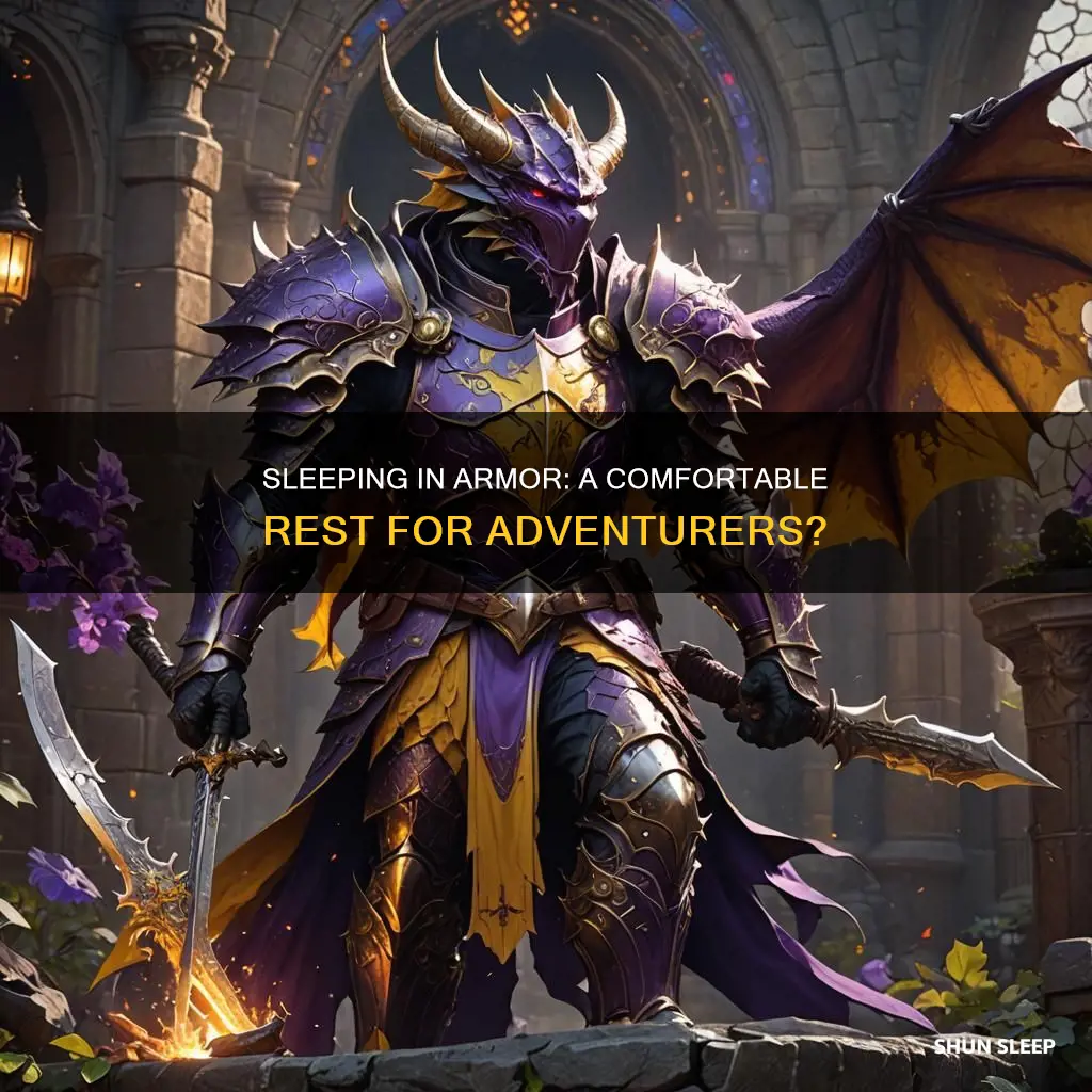 do characters sleep without armor dnd