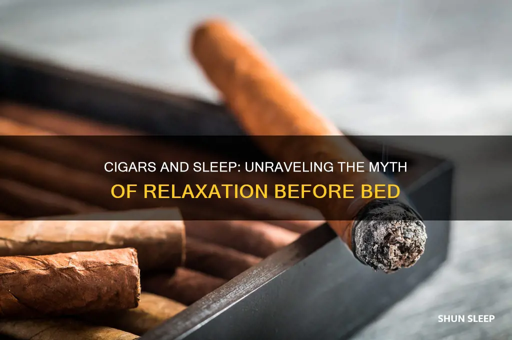 do cigars help you sleep