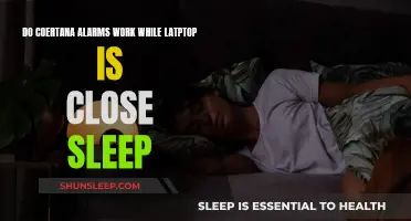 Do Cortana Alarms Work When My Laptop Sleeps?
