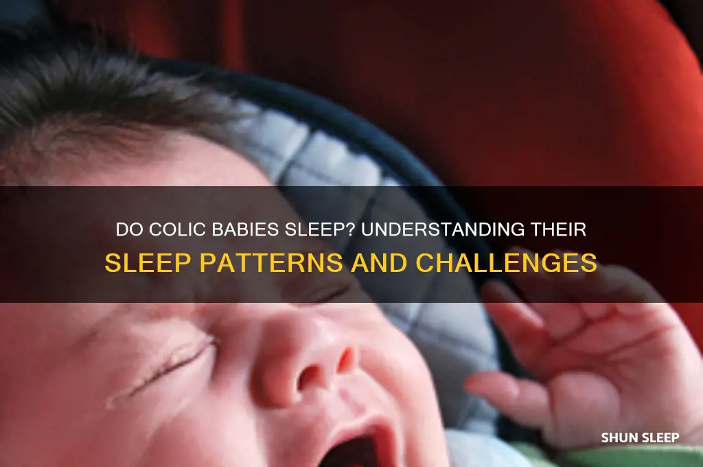 do colic babies sleep