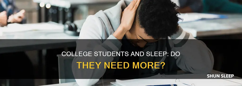 do college students need more sleep