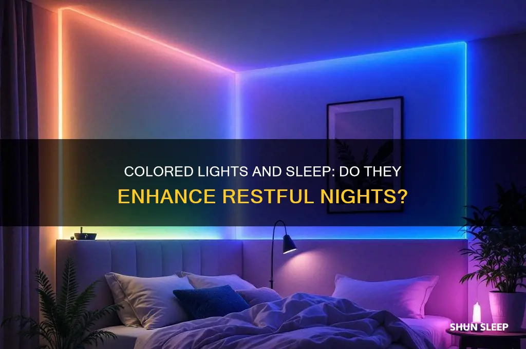 do colored lights help you sleep