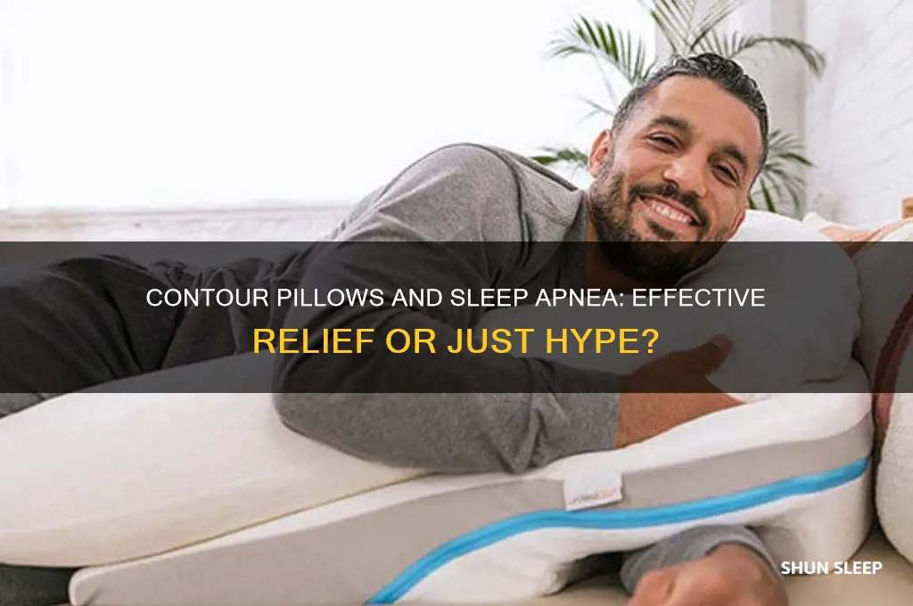 do contour pillows help with sleep apnea