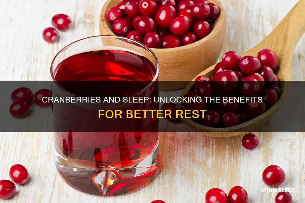 do cranberries help you sleep