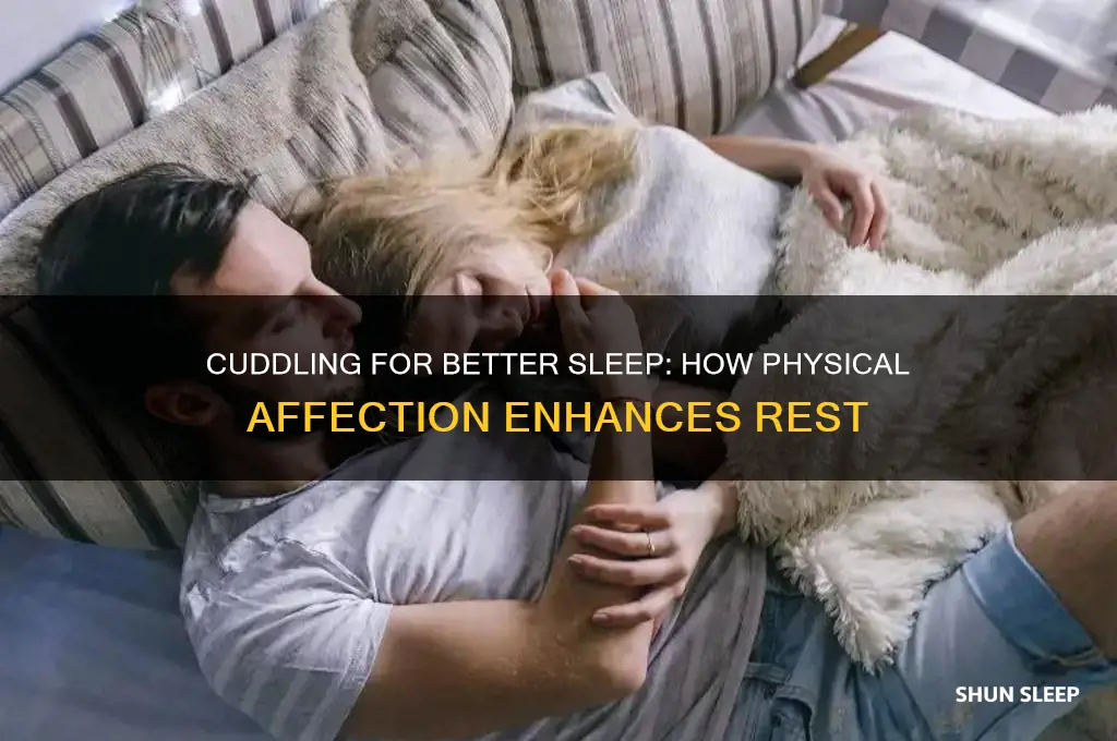 do cuddles help you sleep better