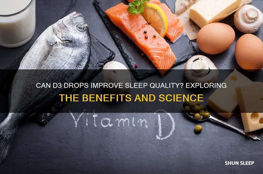 do d3 drops help with sleep