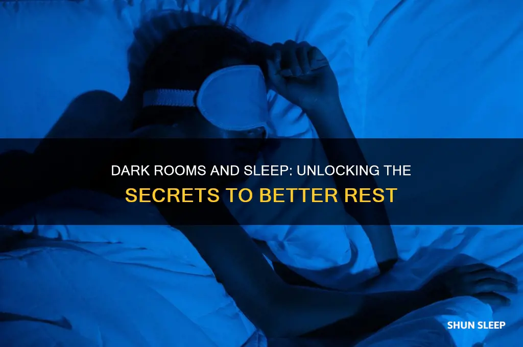do dark rooms help wth sleep