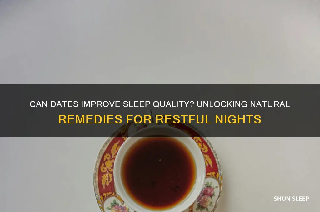 do dates help you sleep