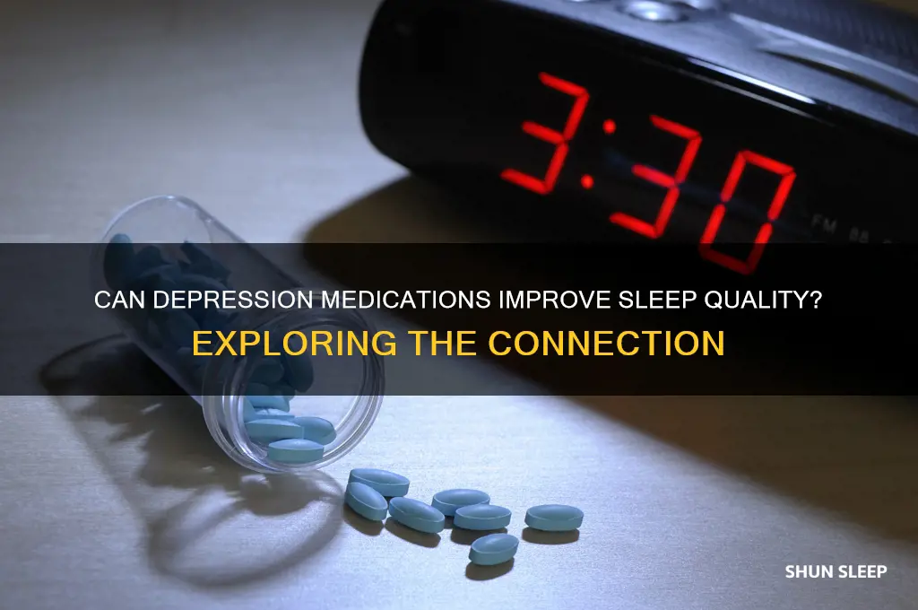 do depression meds help with sleep