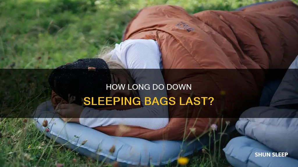 do down sleeping bags wear out