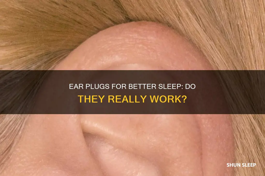 do ear plugs help sleep