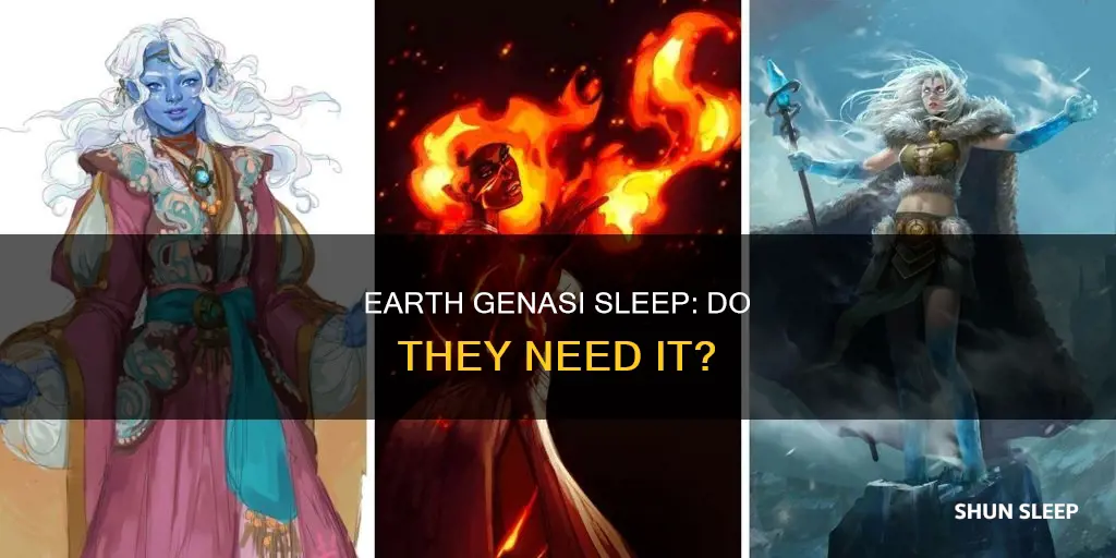 do earth genasi need sleep