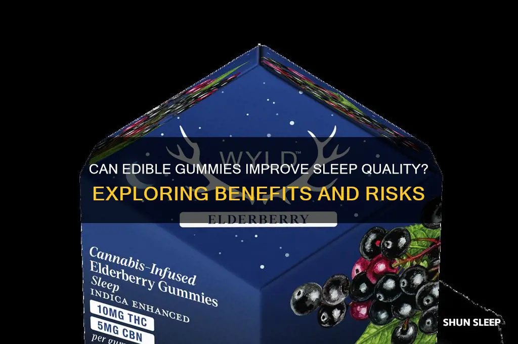 do edible gummies help sleep