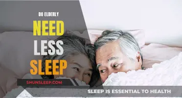 Elderly Sleep Patterns: Less is More