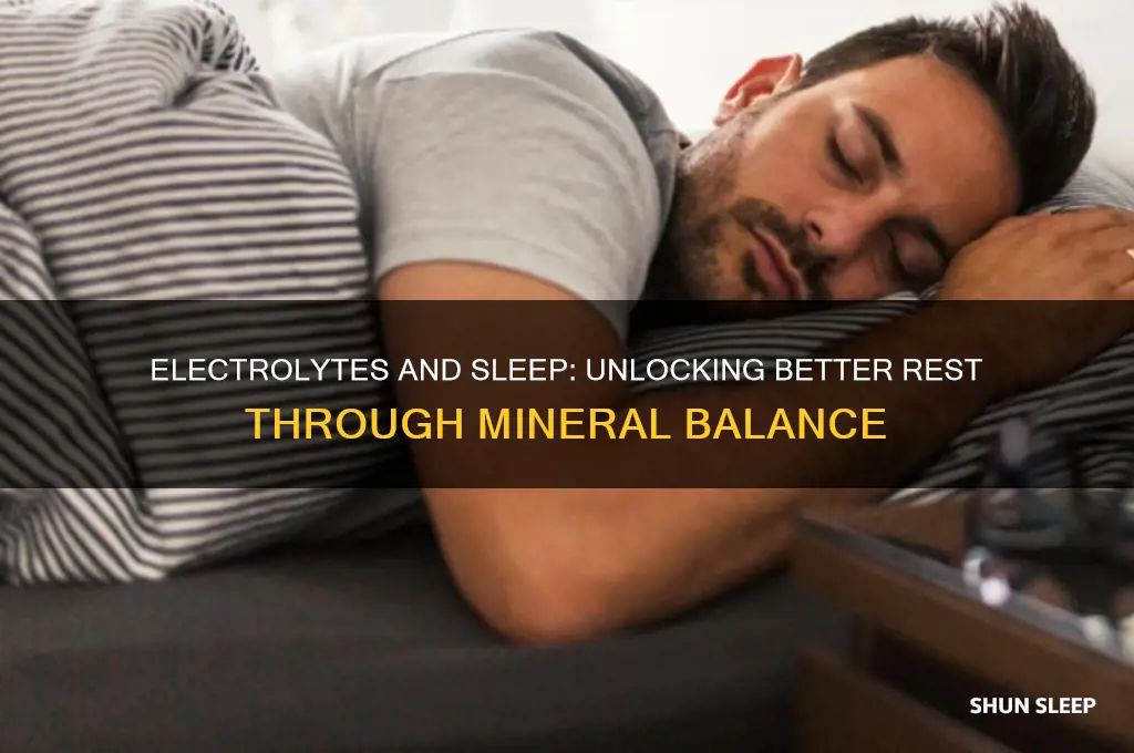do electrolytes help you sleep