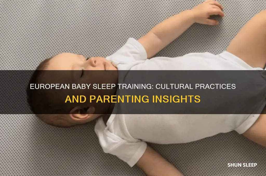 do europeans sleep train babies