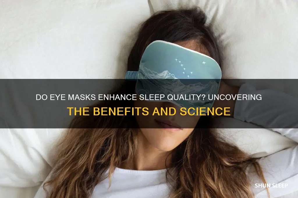 do eye mask help you sleep