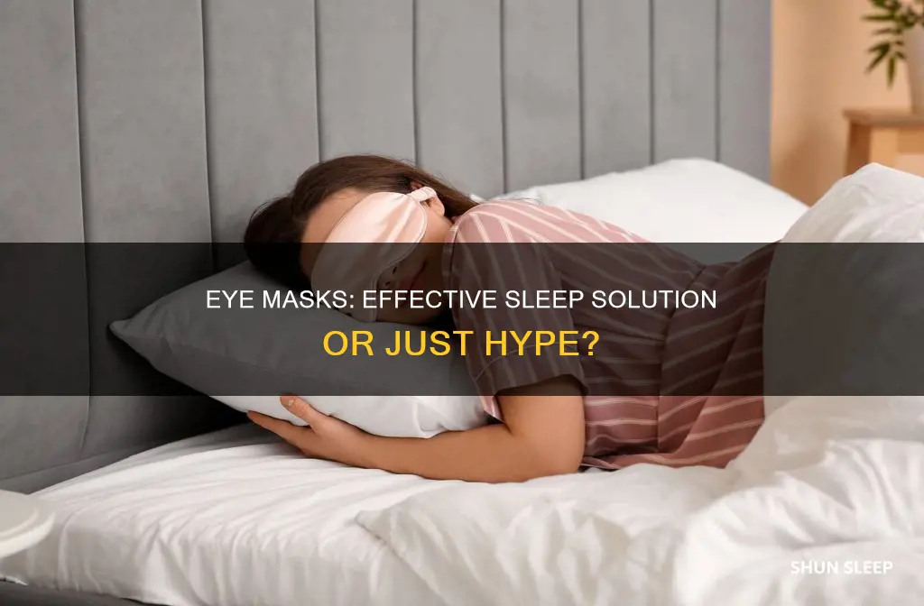 do eye masks work for sleep