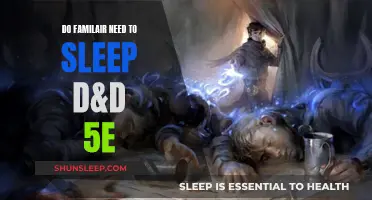 Familiars and Sleep: Do They Need Their Shut-Eye?