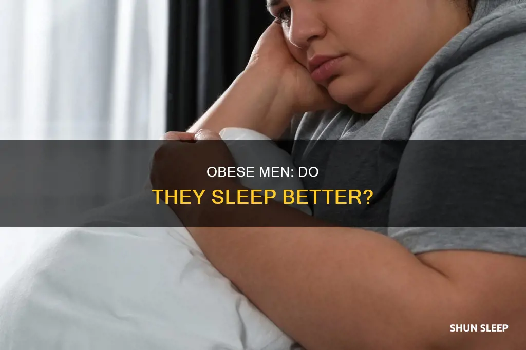 do fat men sleep better