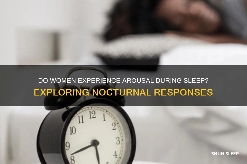 do females like to get aroused while sleeping
