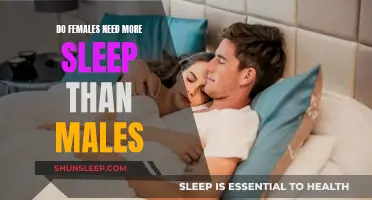 Sleep Patterns: Females vs Males, Who Needs More?