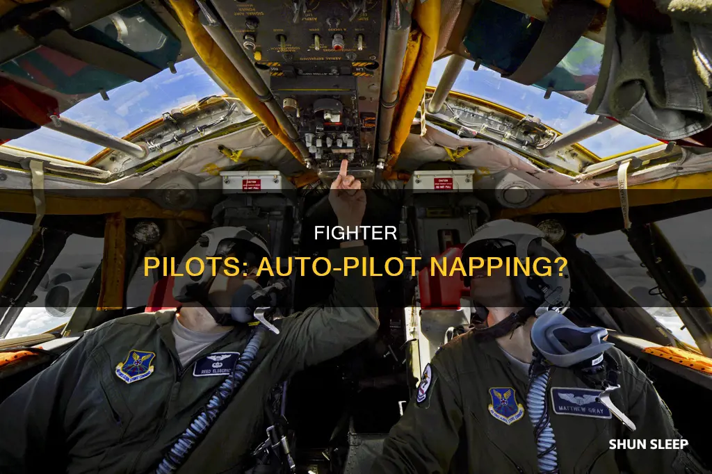 do fighter pilots use auto pilot to sleep when ferrying