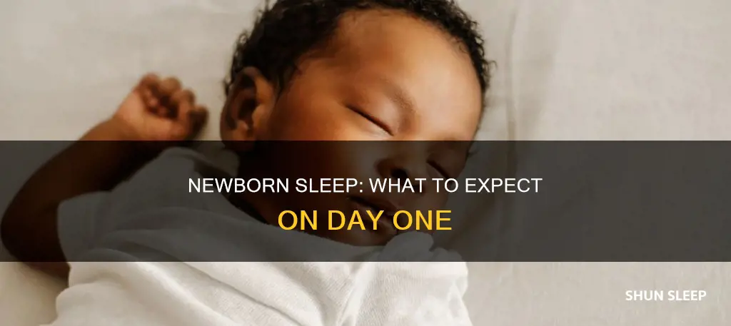 do first day newborns sleep a lot