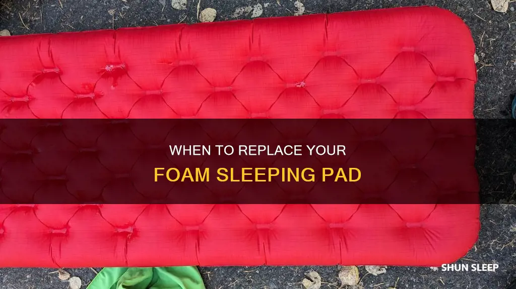 do foam sleeping pads need to be replaced