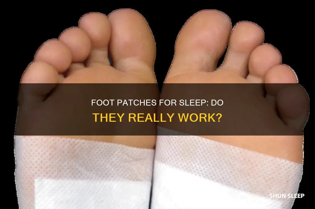 do foot patches help you sleep