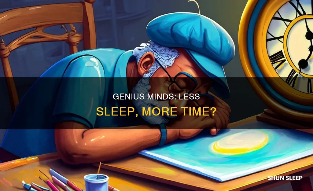 do geniuses need less sleep