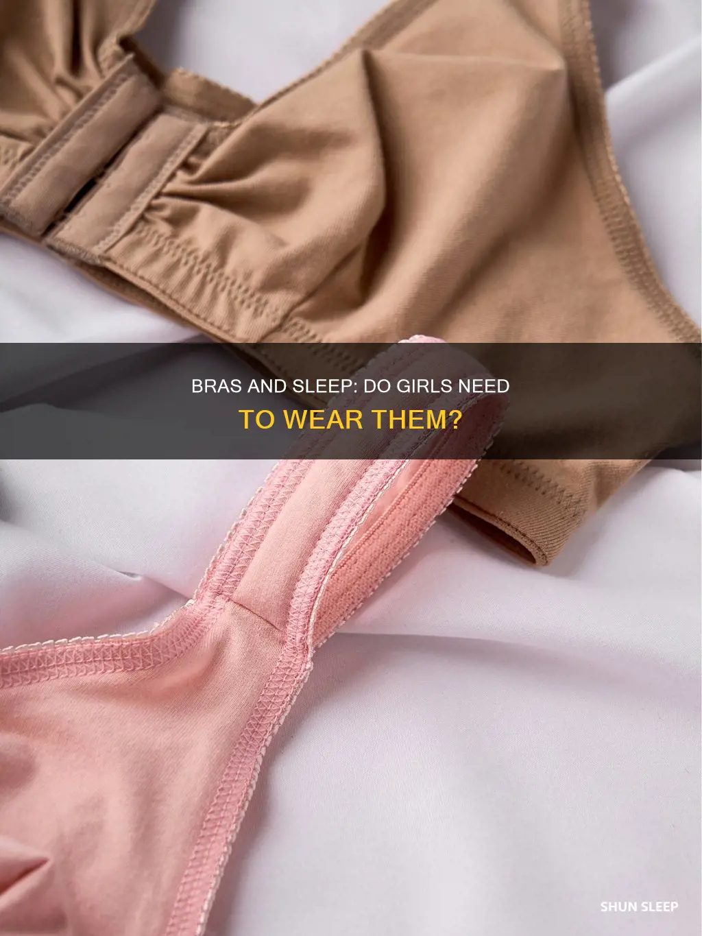 do girls sleep without a bra