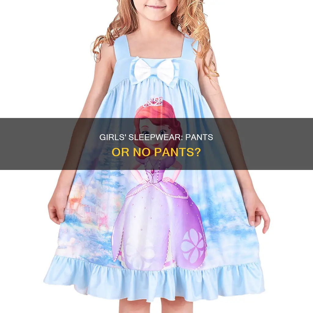 do girls sleep without pants