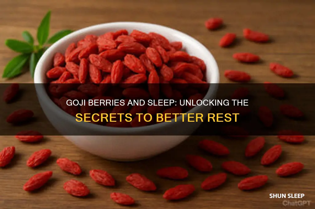 do goji berries help you sleep