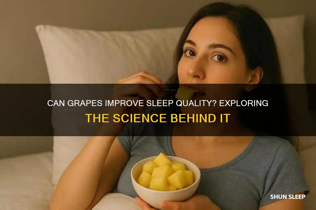 do grapes help you sleep